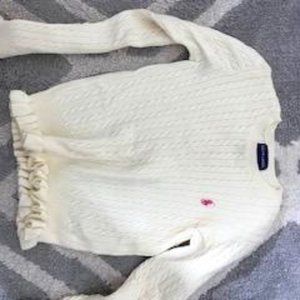 Ralph Lauren Girls White Sweater